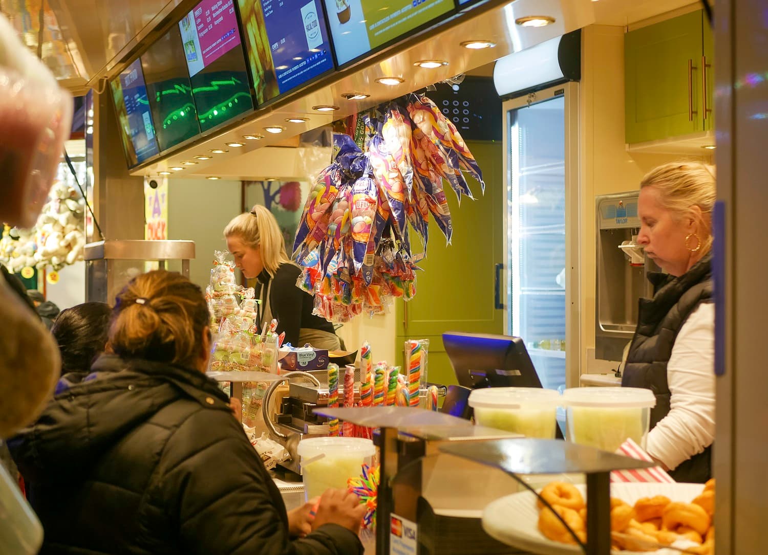 Street food stalls